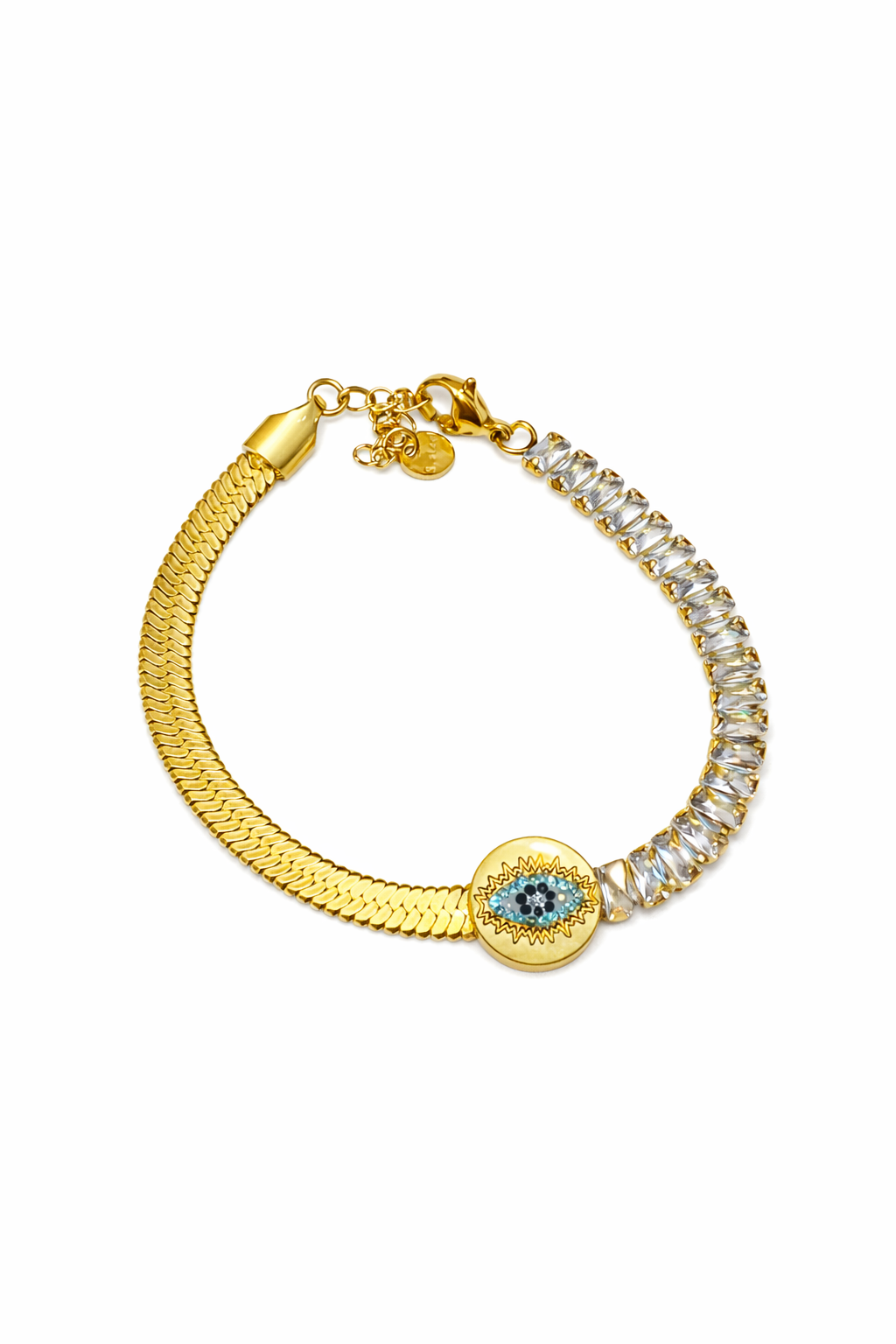 Luxury Blue Eye Chain Bracelet