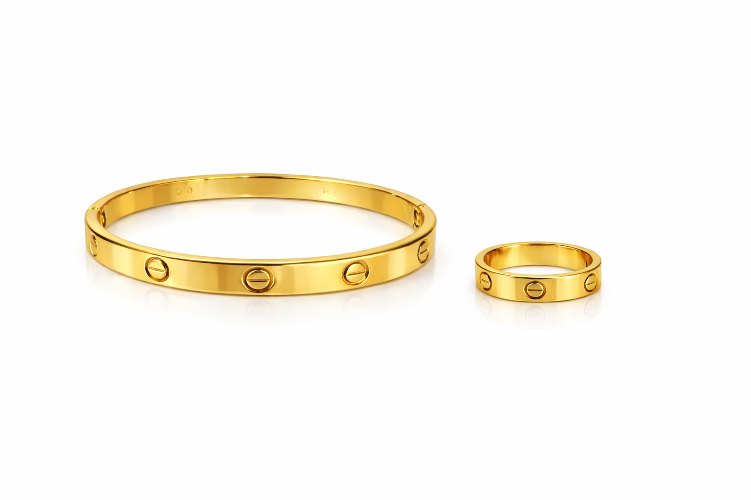 Cartier Bracelet & Ring Set